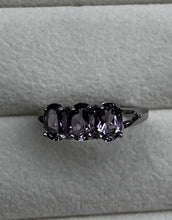 Load image into Gallery viewer, Amethyste and silver ring