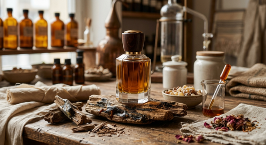 Discover the essence of oud in our latest eau de parfum