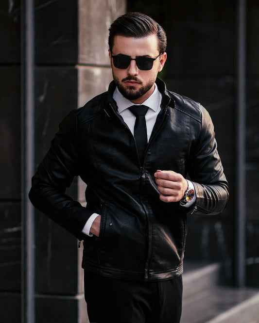 Trendy leather goods for winter