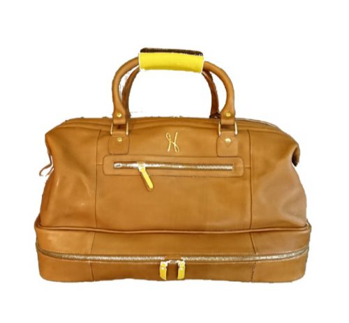 Leather bags as beauty accessories