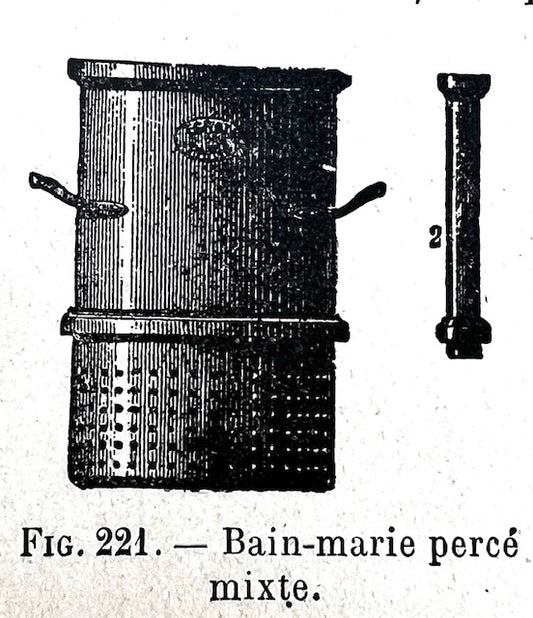 bain marie perçé mixte