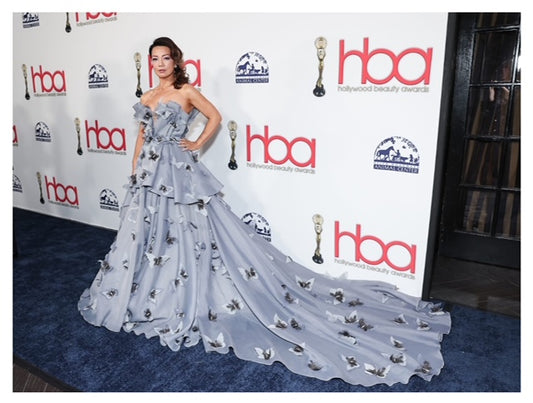 Min-Na Wen during HBA 2024 dress by Hayari Paris