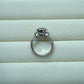 Silver Ring with Aqua Marine Stone
