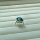 Sterling Silver Ring with Malachite Stone