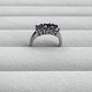 Amethyste and silver ring