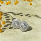 Silver with Zirconium earrings