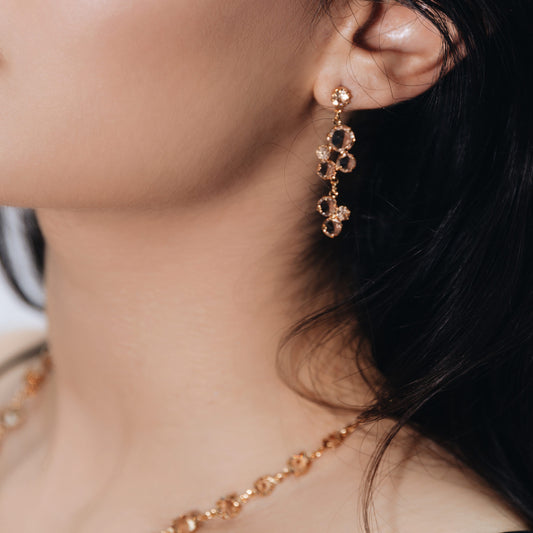 Boucles D'oreilles Cristal Diana