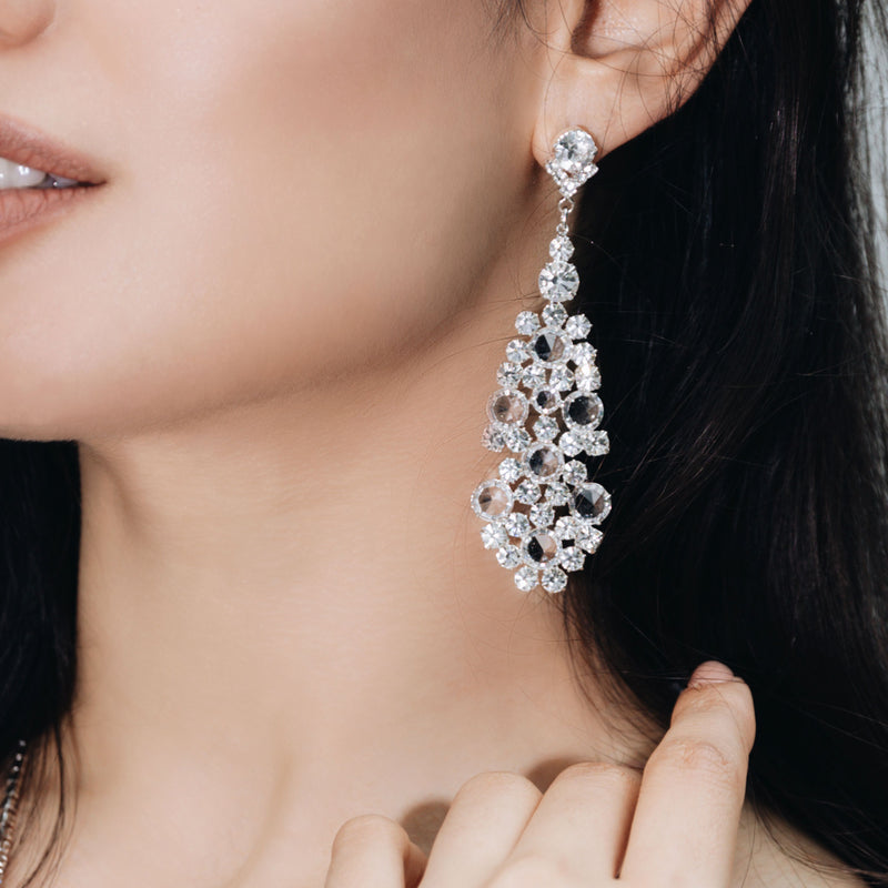 crystal earrings for women